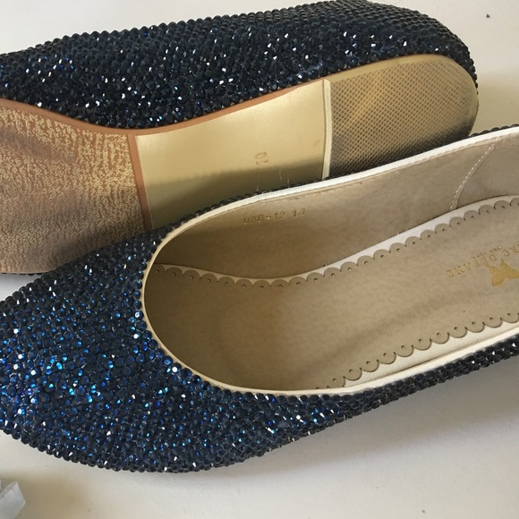 Shoes | Swarovski Crystal Embellished Flats | Poshmark